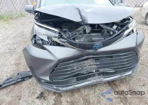 2025 Toyota Sienna Xle from USA, damaged, VIN 5TDJSKFC1SS158438